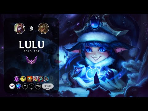 Lulu Top vs Renekton - KR Master Patch 13.16