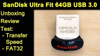 SanDisk 16 GB USB 3.0 Ultra Fit (SDCZ43-016G-GAM46) - відео 2