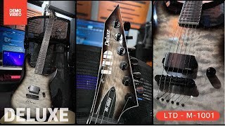 Video thumbnail for LTD M - 1001 NT Charcoal Burst by GuitarmanicPL
