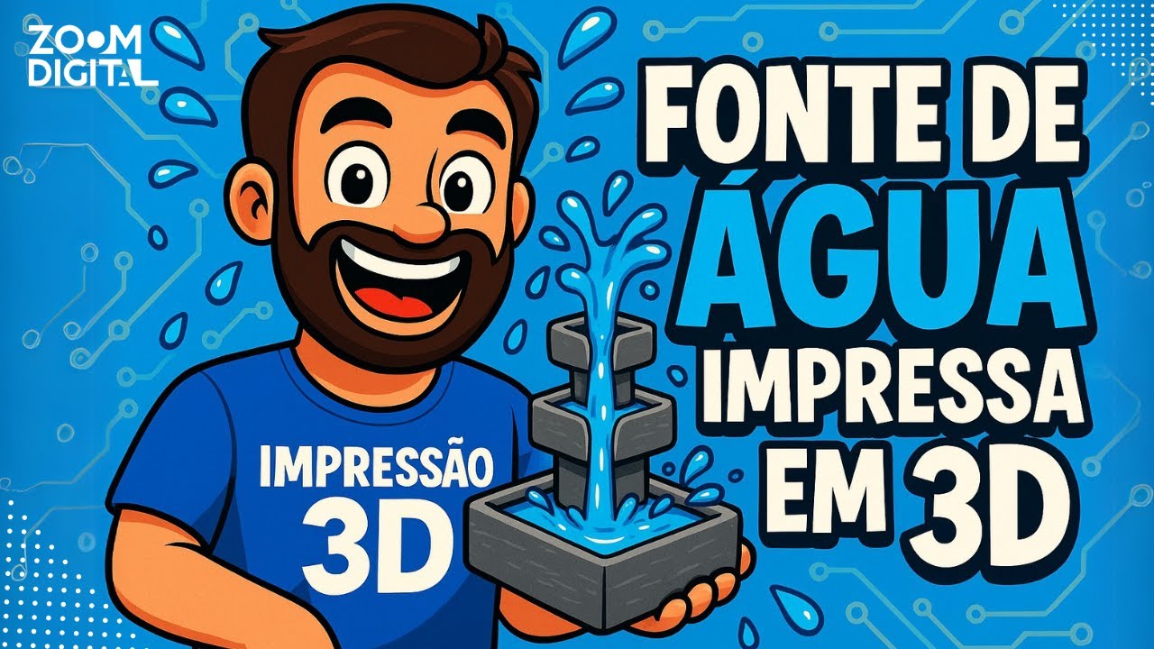 I 3D Printed a WATER FOUNTAIN – AND IT REALLY WORKS! 💧🖨️