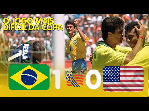 BRAZIL AND THE UNITED STATES IN THE MOST DIFFICULT GAME OF THE 1994 WORLD CUP