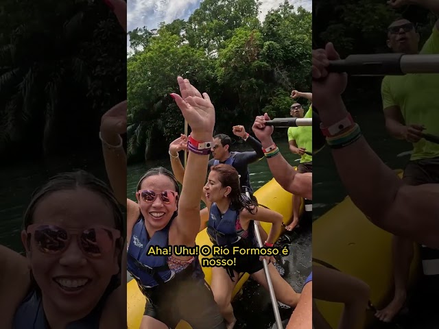 Passeio de bote em Bonito no Eco Park Porto da Ilha