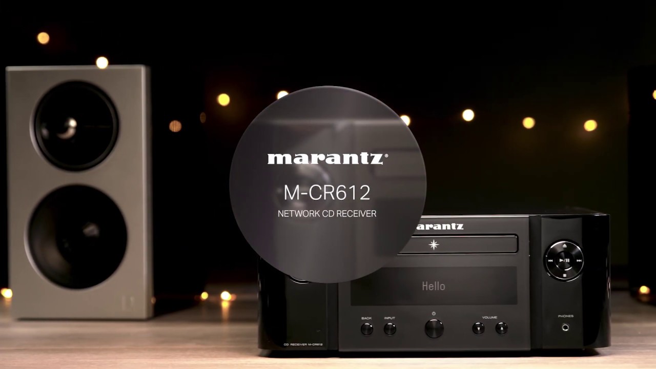 video Amply nghe nhạc Marantz M-CR612 chính hãng 0