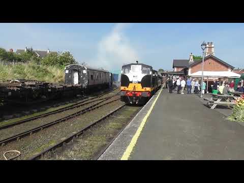 Ex IE 141 Class GM 142 in action at RPSI Whitehead. 31/8/24