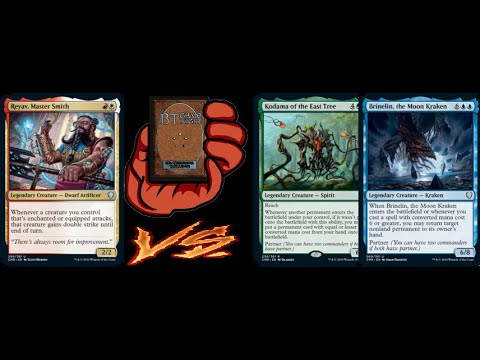 EDH Commander Challenge #163 Reyav, Master Smith Vs Brinelin the Moon Kraken/Kodama of the East Tree