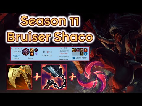 Tiamat Rush into Goredrinker Shaco Ranked [League of Legends] Full Gameplay - Infernal Shaco