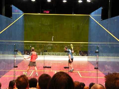 Legends of Squash 2012 (Namur, Belgium) - David Palmer vs. Peter Nicol, Part 4 of 7