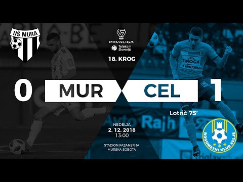 18.krog: Mura - Celje 0:1 ; Prva liga Telekom Slovenije 2018/2019