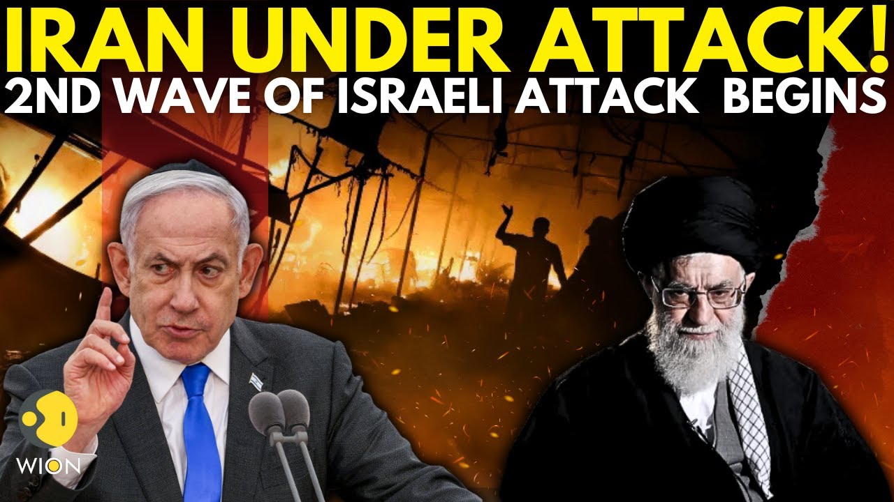 Israel Attacks Iran: Iran's Shiraz City Under Attack | 2nd Wave of Missile Attack Begins | WION LIVE