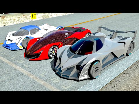 Ferrari Impronta vs Devel Sixteen 2014 vs Devel Sixteen 2019 - Drag Race 10 KM