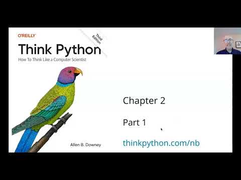 Think Python Chapter 2 Part 1
