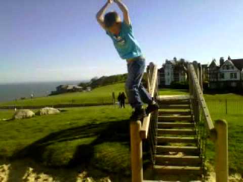 jay blunden front flip !!