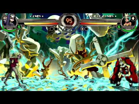 Skullgirls (PS3) Online Fun Round 8- Pie (Cerebella) vs Bleach (Double)
