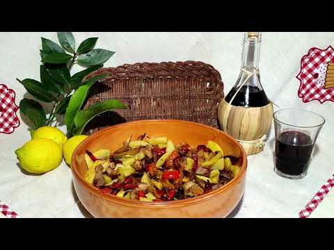 Carne di Maiale con Peperoni all'Aceto