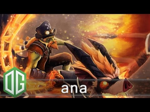 OG.Ana Batrider Gameplay - Unranked Match - OG Dota 2.