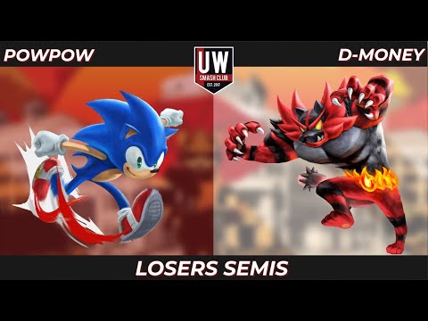PowPow (Sonic) vs D-Money (Incineroar) - Between 2 Lakes 35 Losers Semis