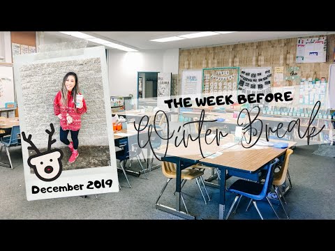 SURVIVING THE LAST WEEK BEFORE WINTER BREAK | TEACHER VLOG