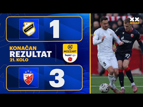 MBSLS 2025/26 - 21.Kolo: ČUKARIČKI – CRVENA ZVEZDA 1:3 (1:2)