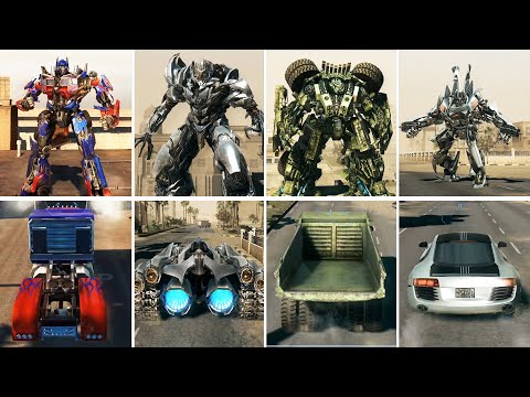 Transformers Revenge of the Fallen (2009 video game) - All Characters + Alt Modes