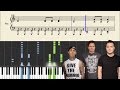 Blink 182 All The Small Things Piano Tutorial