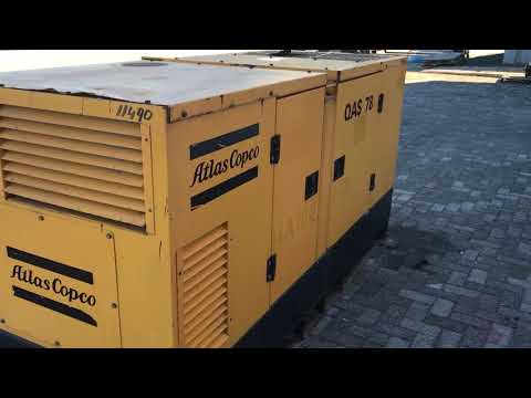 DPX Power: Atlas Copco QAS78 - Perkins - 78 kVA Generator set - DPX-11490
