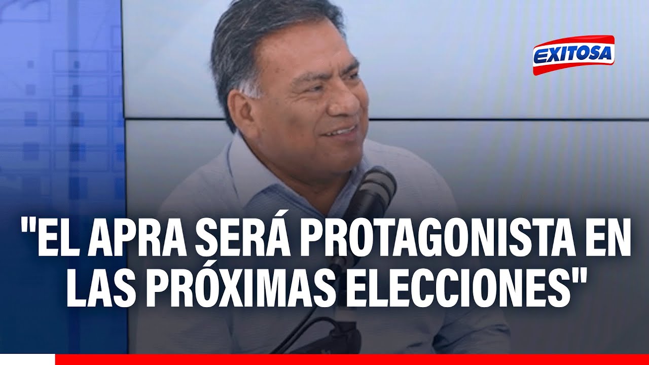 🔴🔵 Javier Velásquez Quesquén: "El APRA será protagonista en las próximas elecciones"