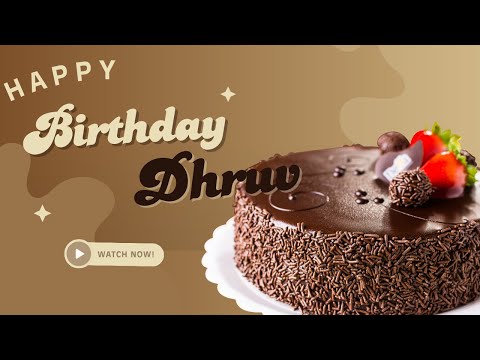 HAPPY BIRTHDAY DHRUV | DHRUV HAPPY BIRTHDAY SONG WITH NAME | @happybirthdayexpress