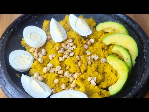 How To Make The Authentic Ghanaian Etor//Mashed and Spicy Sweet Plantain //3to Recipe