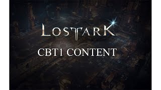 Информация о контенте первого ЗБТ Lost Ark