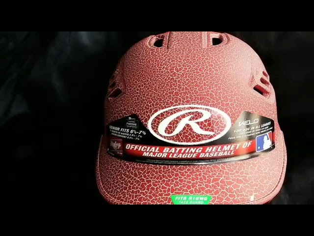 Vídeo relacionado con Rawlings Casco de béisbol para hombre, verde azulado/naranja, senior US