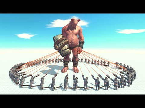 60 Scimitarilla Vs Every Giant Unit ARBS |Animal Revolt Battle Simulator