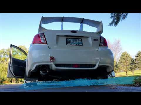Tomei Expreme Vs. Invidia N1 (2011 Subaru STI)