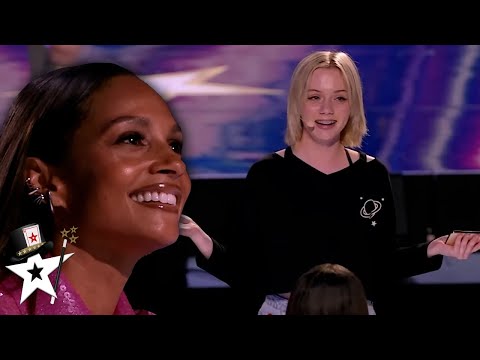15 Year Old Magic Macy WOWS The Judges With a QUIRKY Audition!