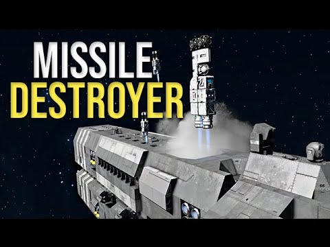 Space Engineers - Missile Destroyer 5k Range