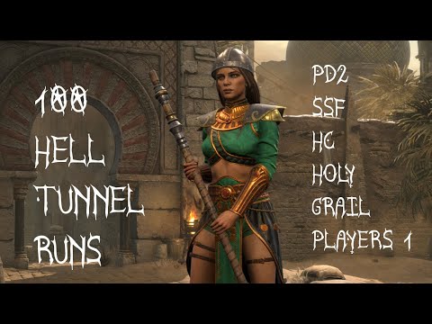 Diablo 2 : 100 MF Hell Tunnel Runs - PD2 / HC / SSF / Holy Grail / P1