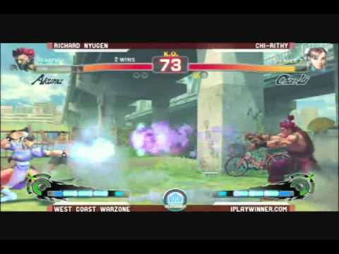 SSF4 (04) - Richard Nguyen (Akuma) vs. Chi-Rithy (Chun-Li)