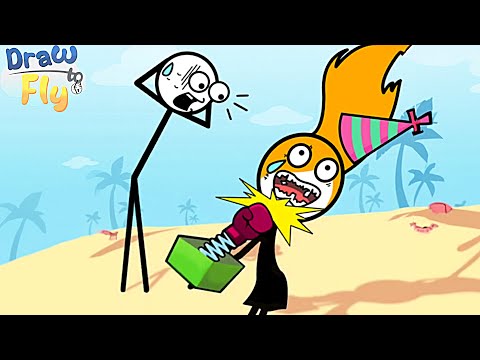 Draw Fly (WEEGOON) - Gameplay Walkthrough All Levels 1-150 | Funny Stickman Puzzle Game!