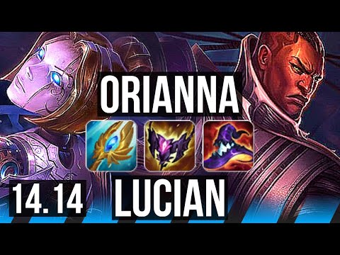 ORIANNA vs LUCIAN (MID) | 49k DMG, Legendary, 15/3/14, Rank 11 Ori | EUW Challenger | 14.14