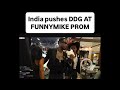 India Tells DDG He S In Trouble Bumps Him On Live At Funnymike Prom Ddg Funnymike Prom Fyp