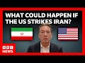 What Could Happen If The US Strikes Iran BBC News