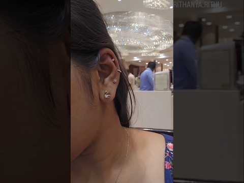 I did my 4th piercing 😱😨 jewel shopping #vlogs#diml#minivlog #jewellery #jewelshopping#diml