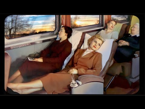 Oldies playing on the train but you are in a dream | 8D Dreamscape (train journey) 11 HOURS ASMR v8
