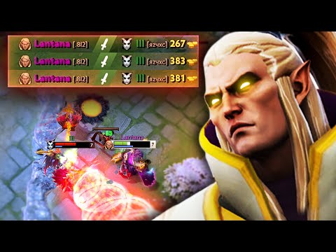 Invoker vs QoP Mid — Meteor Hammer First Item Build | Dota 2 Invoker