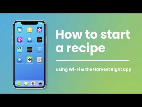 Using Wi-Fi and the App to Freeze Dry