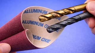 Special Way To Sharpen Drill Bits As Sharp As A Razor