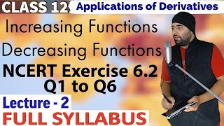 6(B) || Exercise 6.2 Application of Derivatives Chapter 6 Class 12 Maths