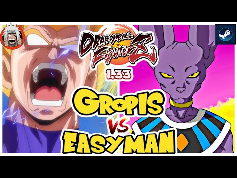 DBFZ Gropis vs Easyman (SuperBaby2, Zamasu, Beerus) vs (VegetaSSJ, GokuSSJ, Gohan)