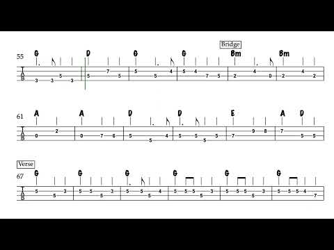 I'll Cry Instead - The Beatles bass tab