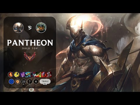 Pantheon Top vs Olaf - EUW Grandmaster Patch 13.11