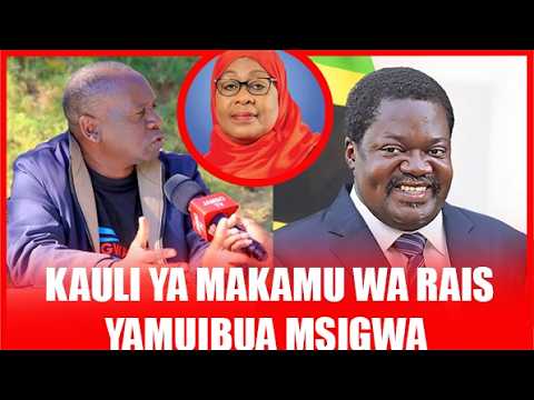 MAPYA YAIBUKA KAULI KAULI YA MAKAMU WA RAIS YAMUIBUA MSIGWA, APIGWA NA BUTWAA, AMTA RAIS SAMIA